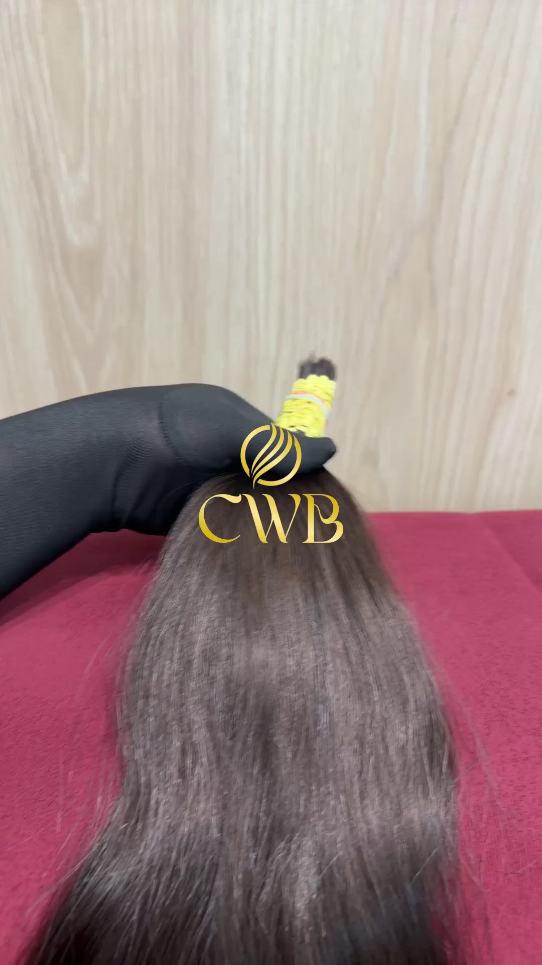 Cabelo Castanho Natural Claro 57cm 99g Brasileiro do Sul