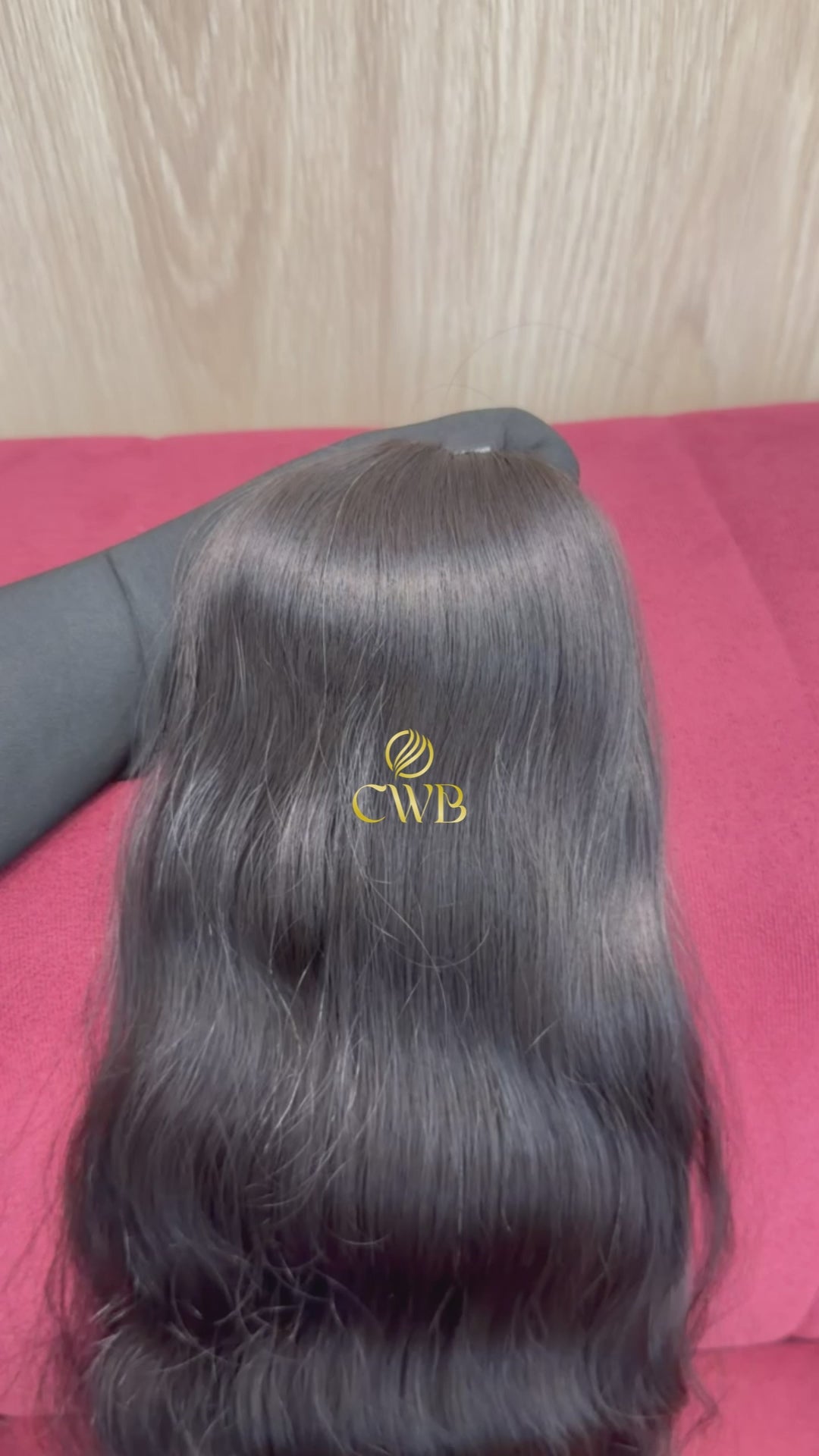 Cabelo Castanho Natural Escuro 58cm 184g Brasileiro do Sul