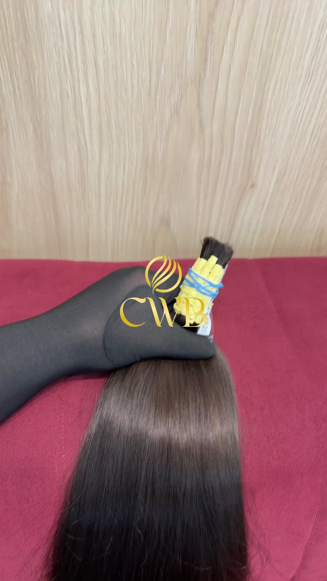 Cabelo Castanho Claro 61cm 127g Brasileiro do Sul