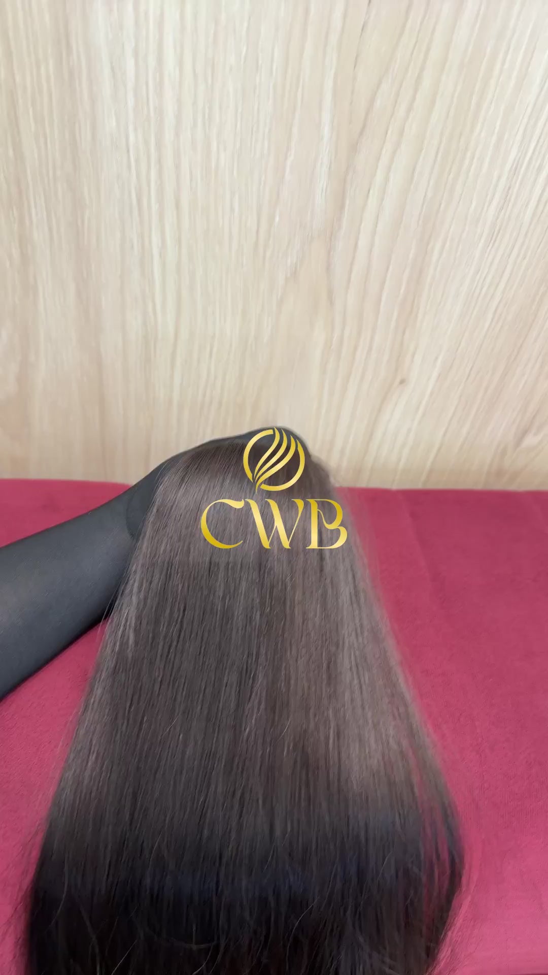 Cabelo Castanho Claro 71cm 144g Brasileiro do Sul