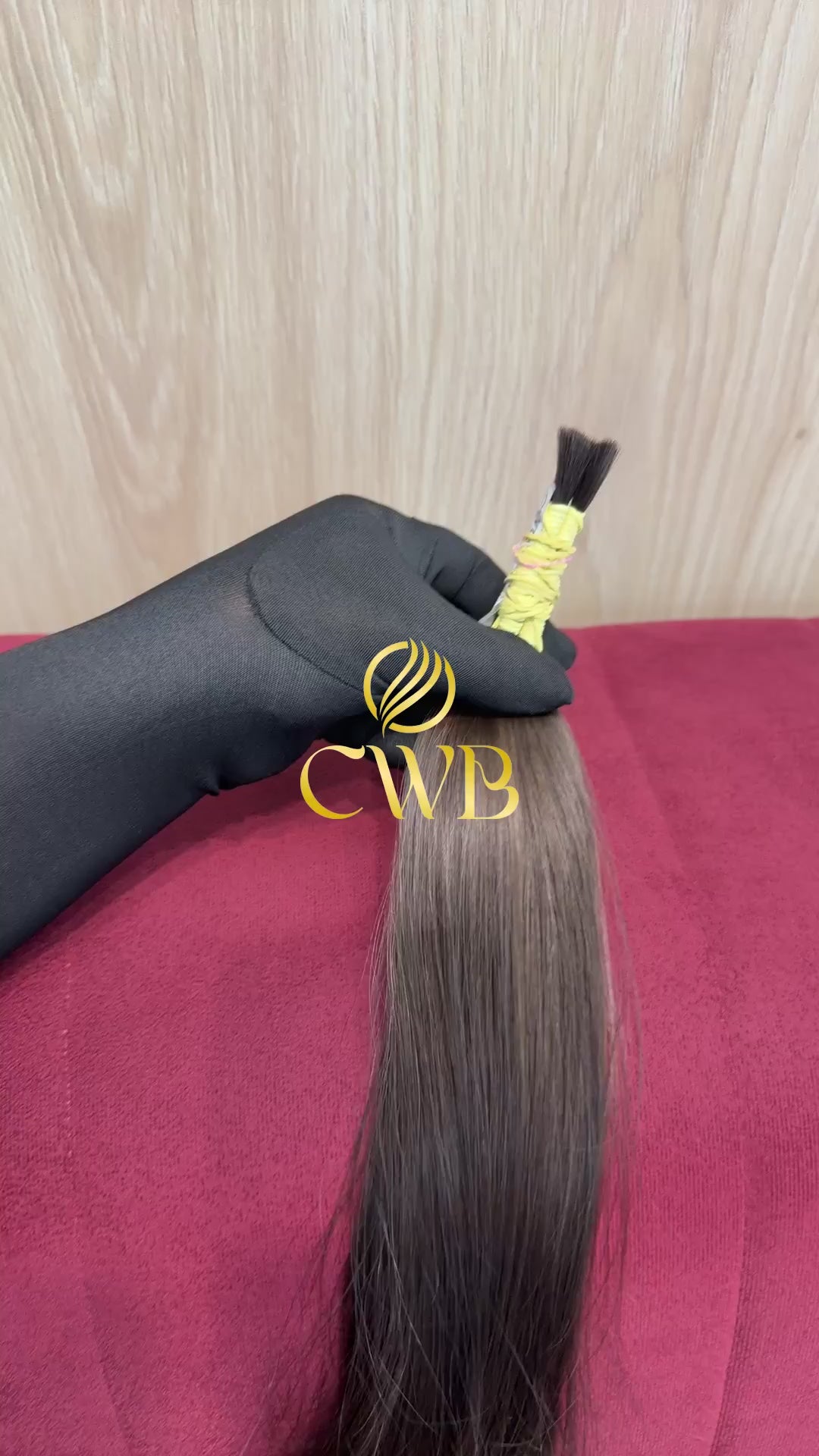 Cabelo Castanho Claro 49cm 36g Brasileiro do Sul