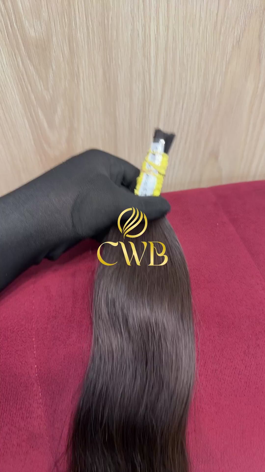 Cabelo Castanho Natural Médio 43cm 43g Brasileiro do Sul