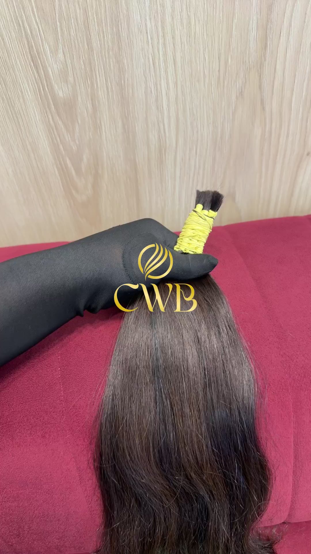 Cabelo Castanho Natural Claro 43cm 97g Brasileiro do Sul