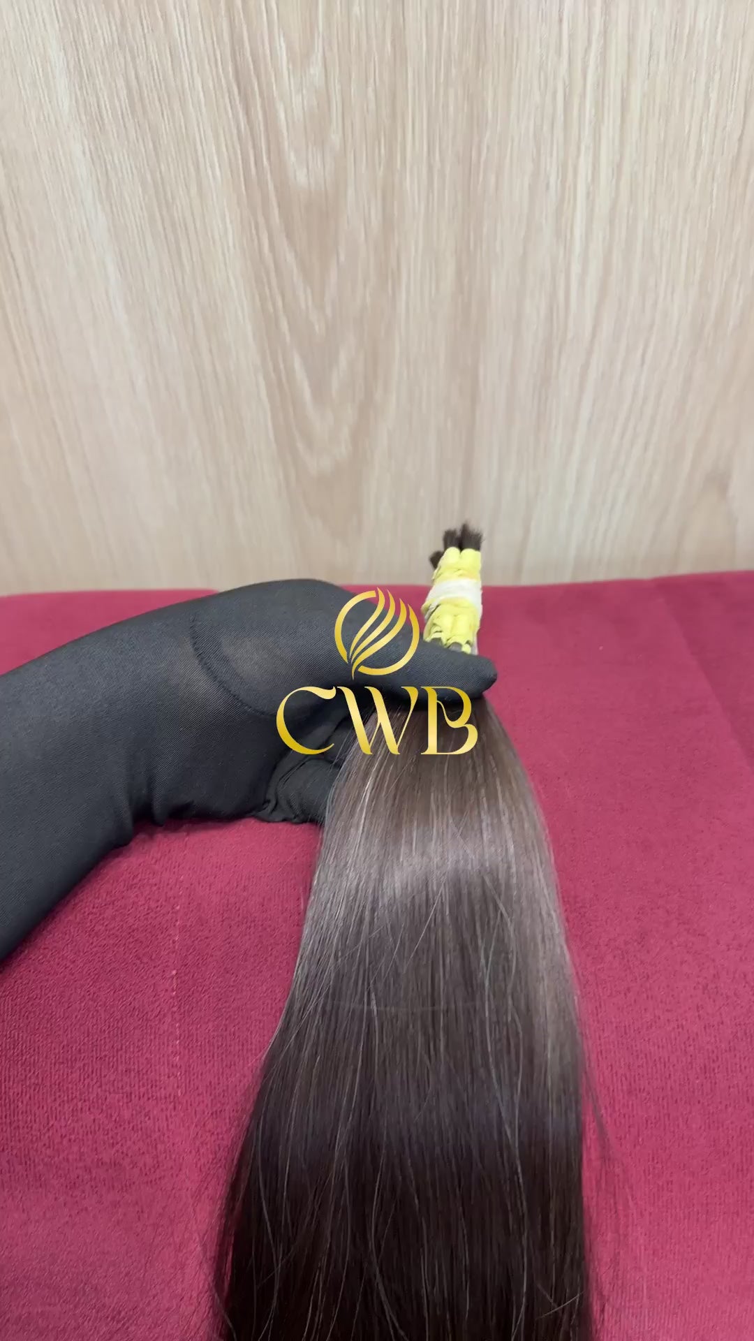 Cabelo Castanho Claro 50cm 43g Brasileiro do Sul