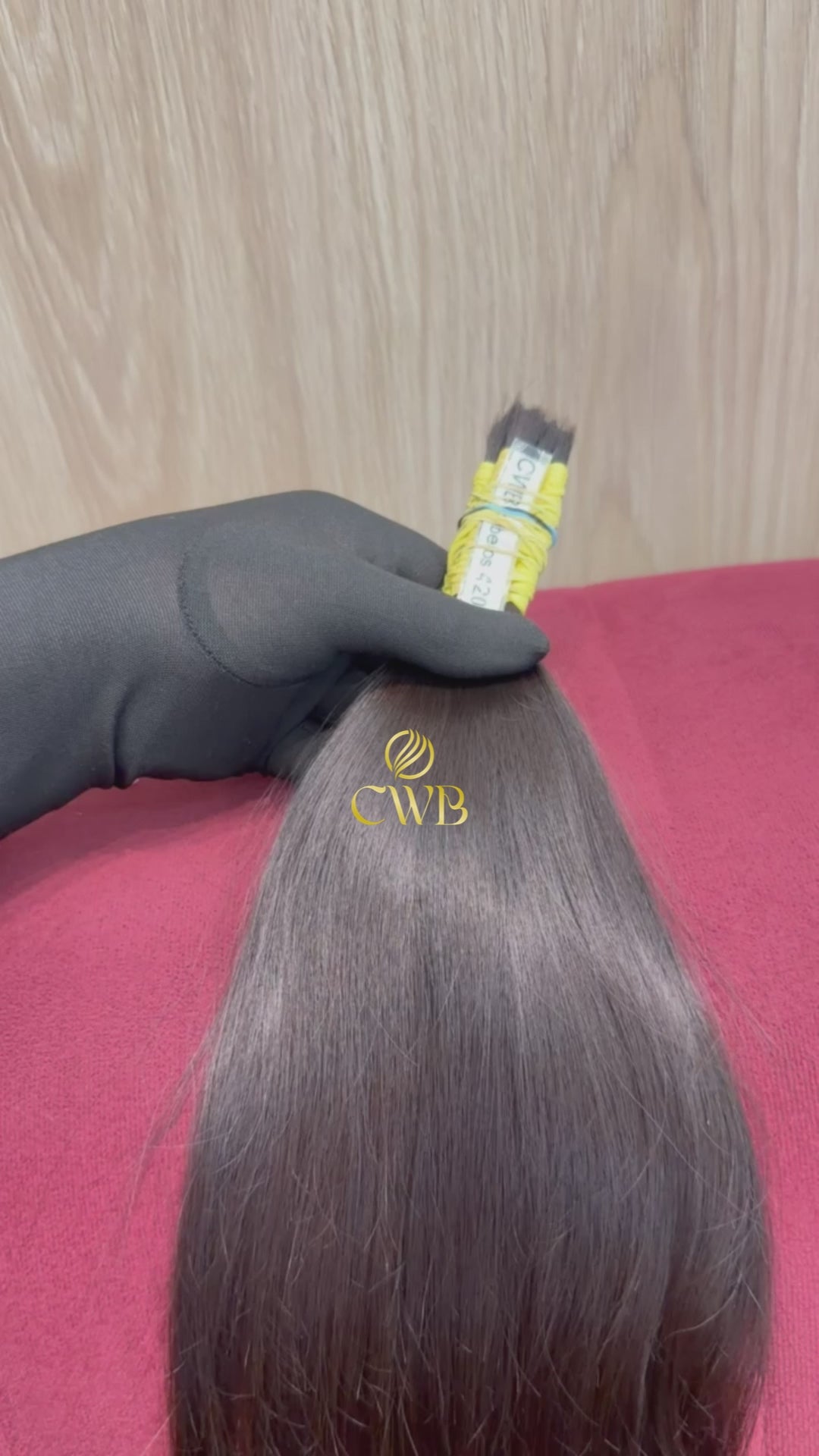 Cabelo Castanho Natural Claro 44cm 64g Brasileiro do Sul