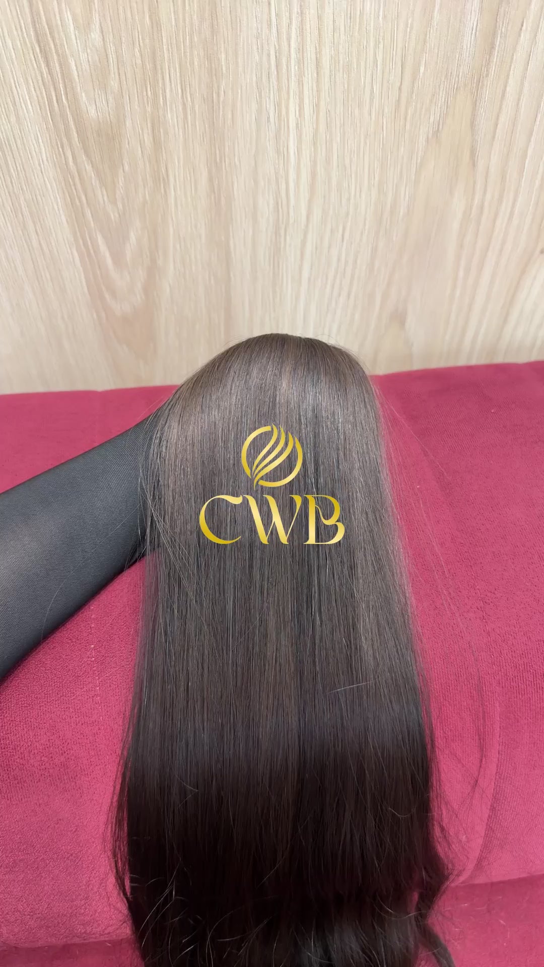 Cabelo Castanho Natural Médio 64cm 88g Brasileiro do Sul