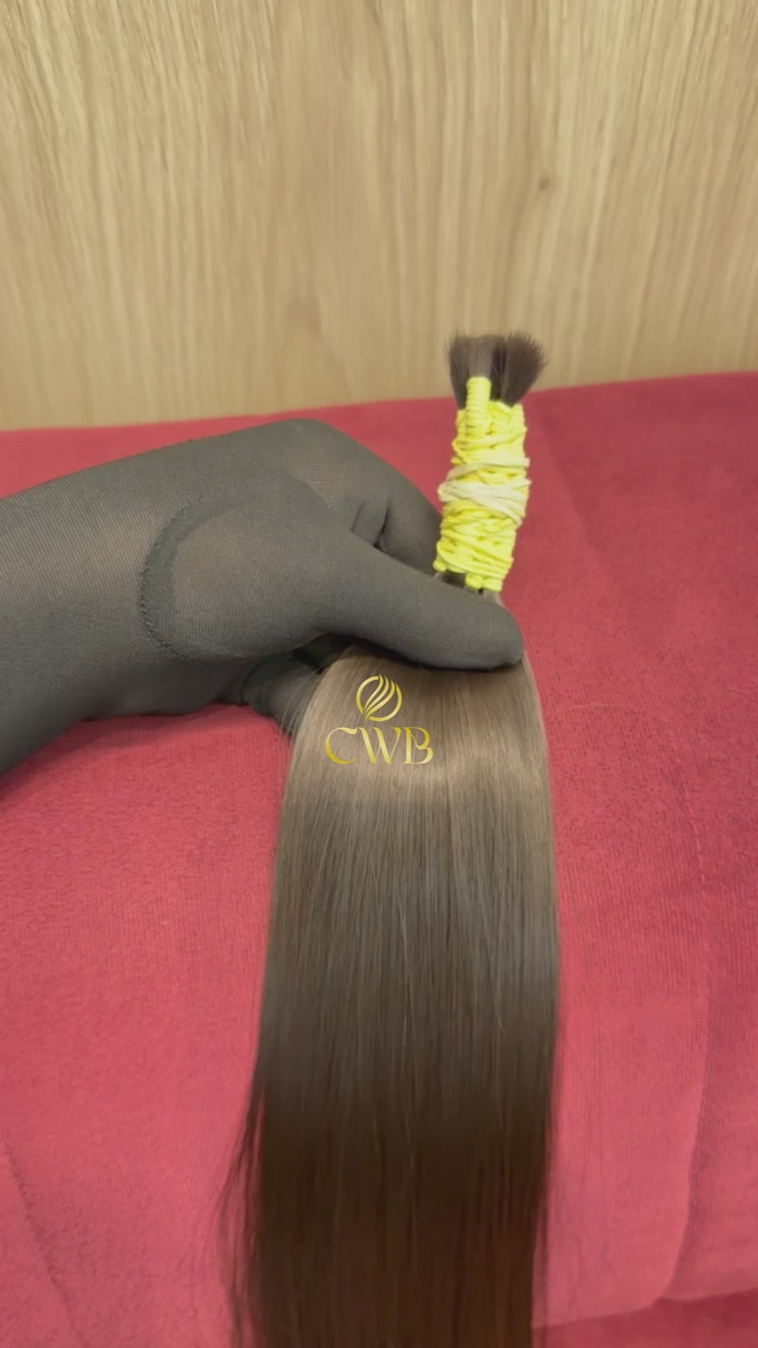 Cabelo Castanho Claro 52cm 55g Brasileiro do Sul