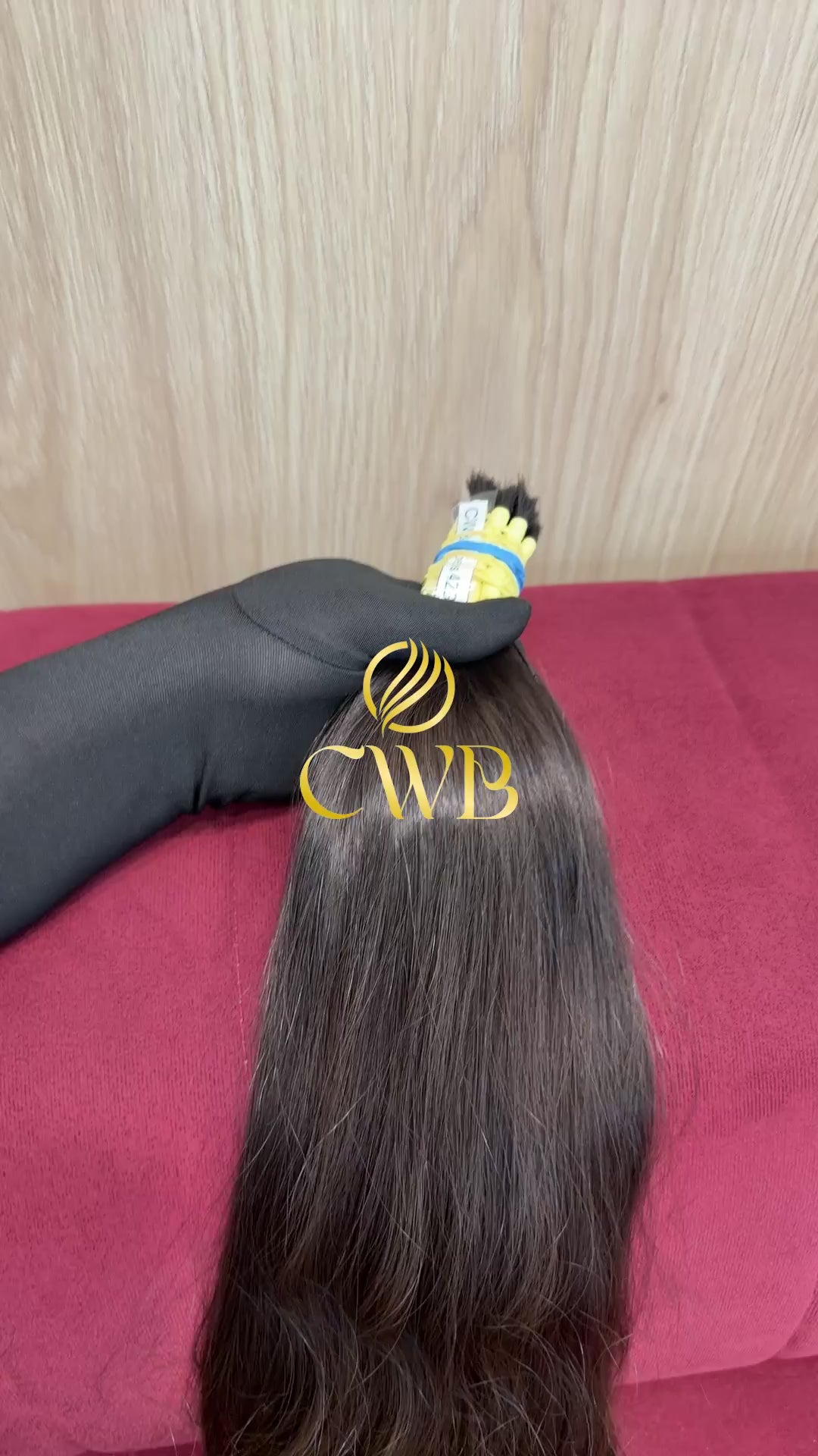 Cabelo Castanho Claro 60cm 165g Brasileiro do Sul
