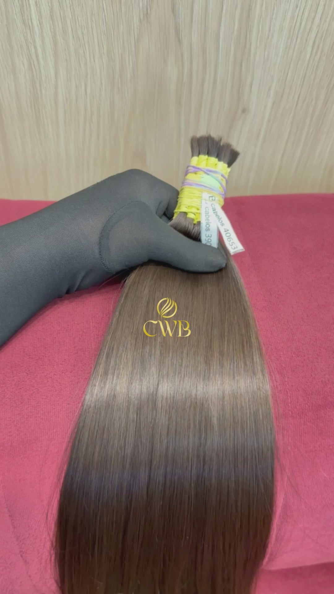 Cabelo Loiro Natural Escuro 60cm 174g Brasileiro do Sul