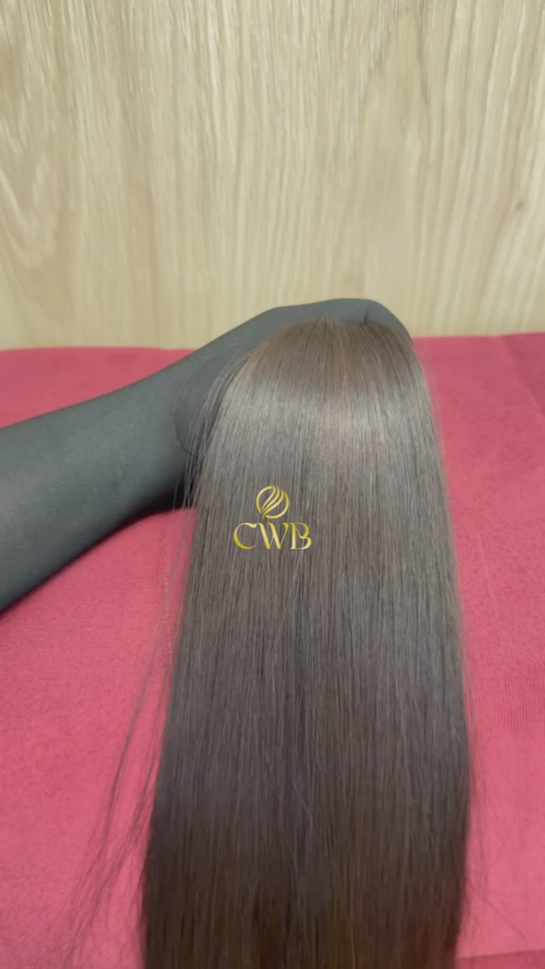 Cabelo Castanho Natural Claro 62cm 220g Brasileiro do Sul