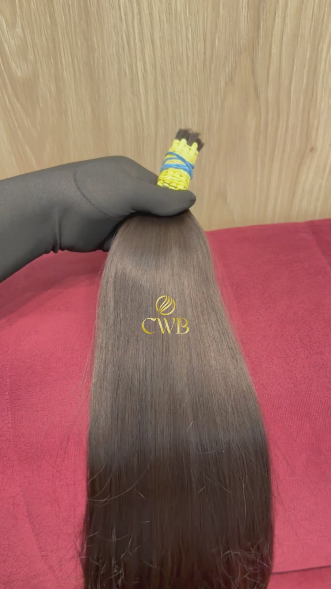 Cabelo Castanho Natural Médio 68cm 103g Brasileiro do Sul