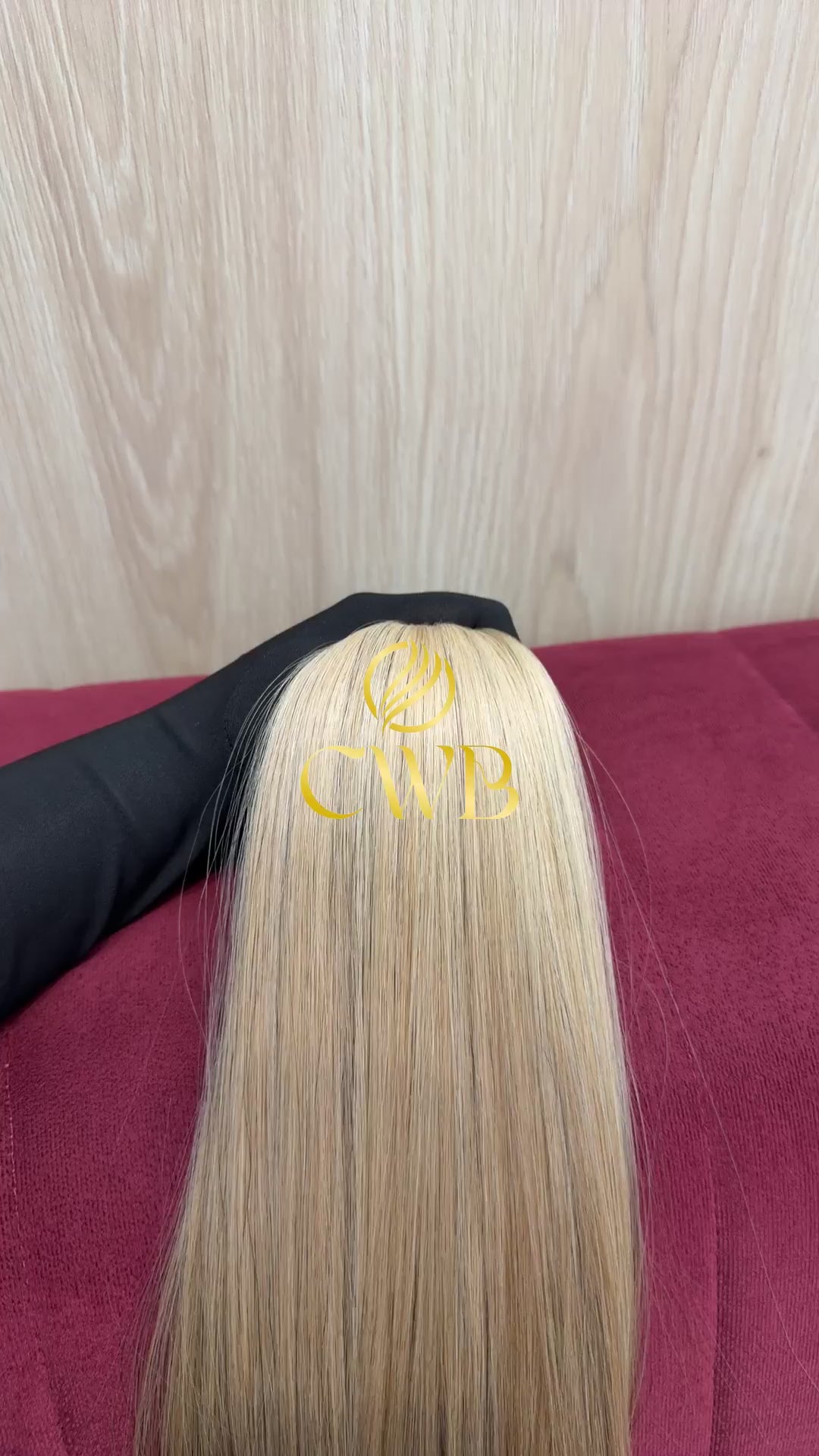Cabelo Loiro Descolorido Mesclado 55cm 129g Brasileiro do Sul