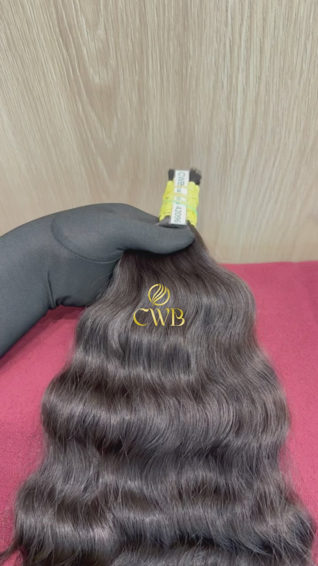 Cabelo Castanho Natural Escuro 44cm 118g Brasileiro do Sul