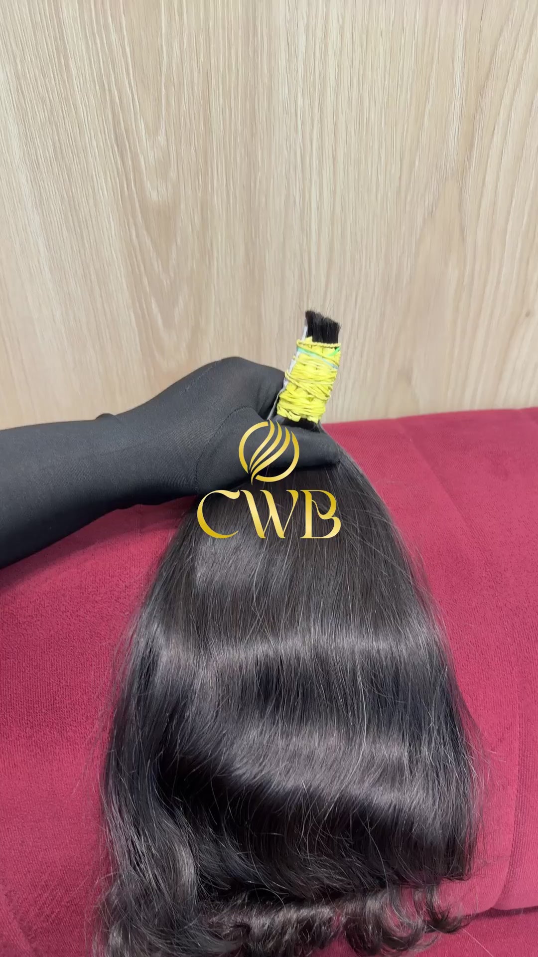 Cabelo Castanho Natural Escuro 40cm 121g Brasileiro do Sul