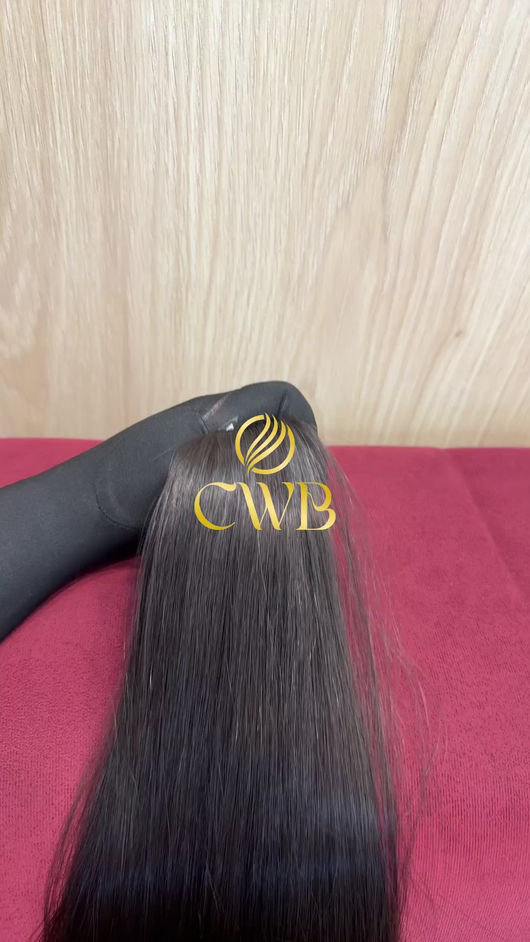 Cabelo Castanho Claro 59cm 105g Brasileiro do Sul