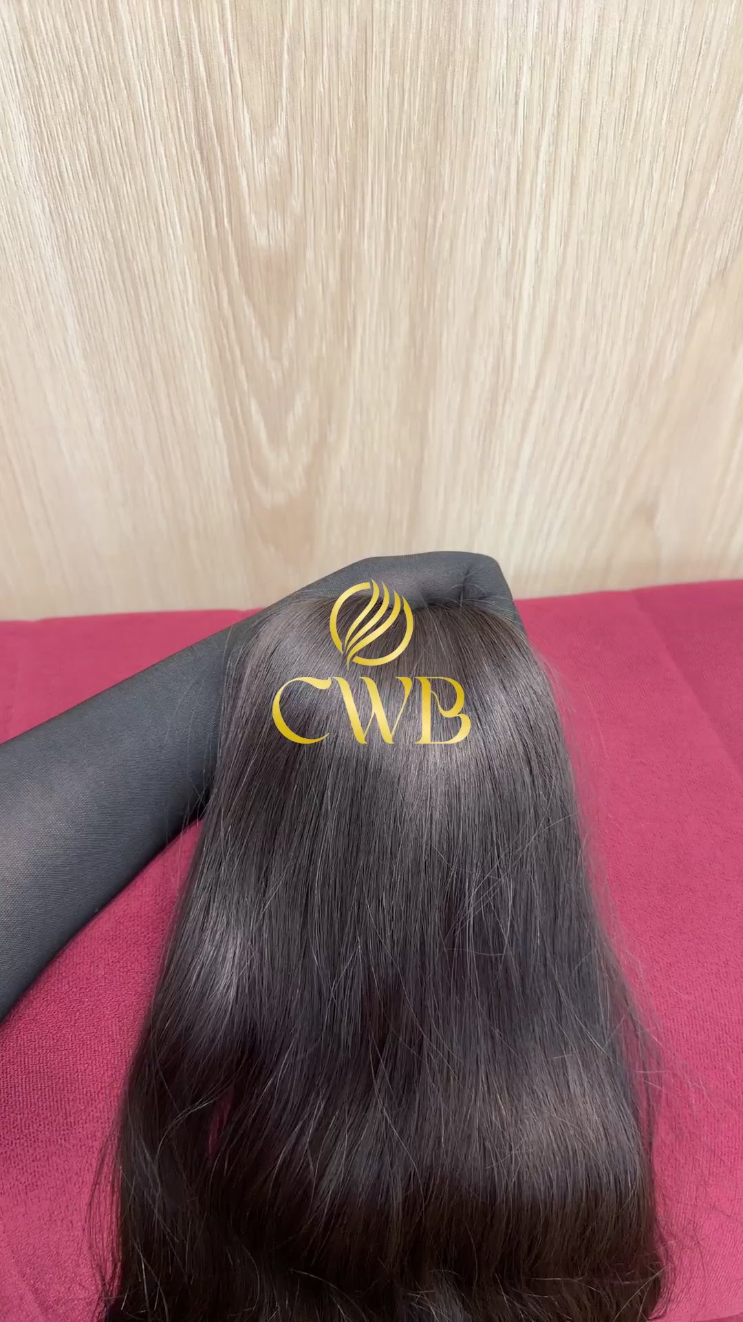 Cabelo Castanho Natural Escuro 56cm 158g Brasileiro do Sul