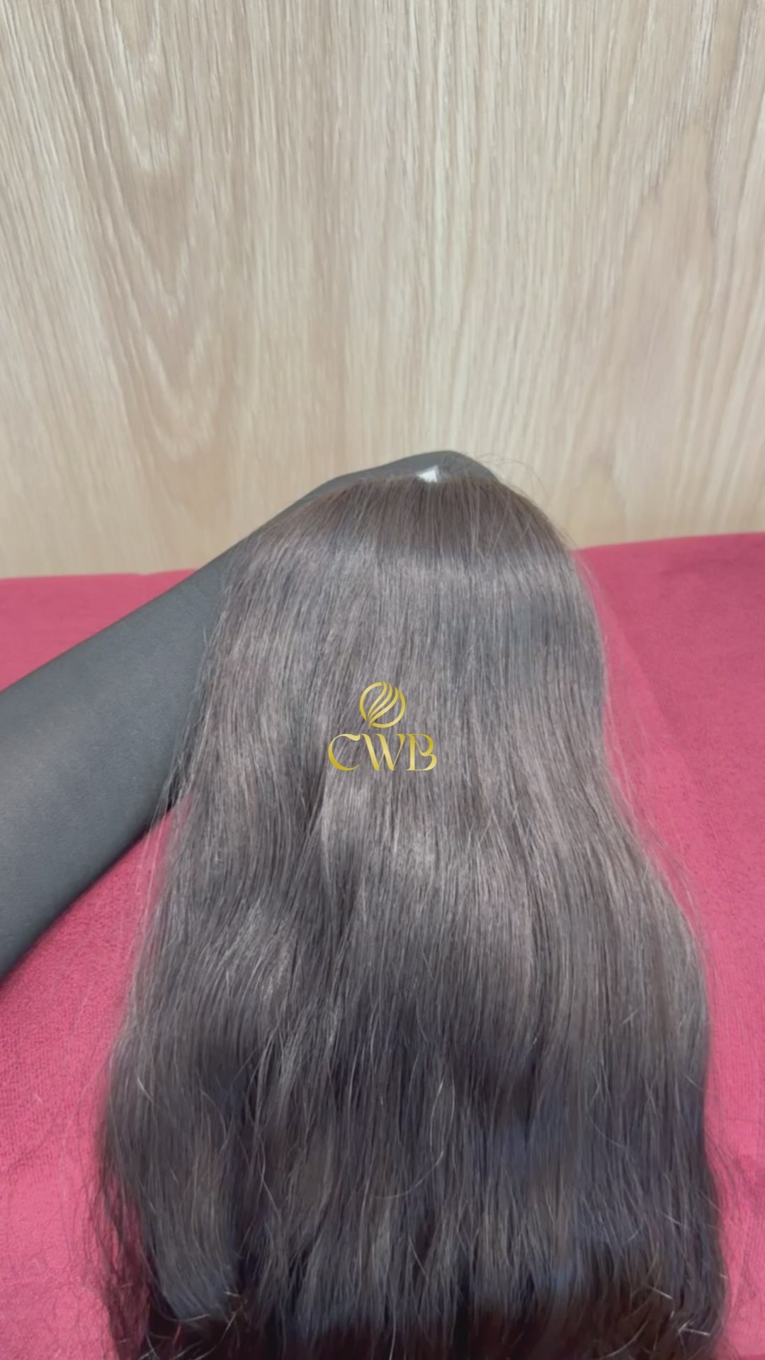 Cabelo Castanho Escuro 62cm 195g Brasileiro do Sul