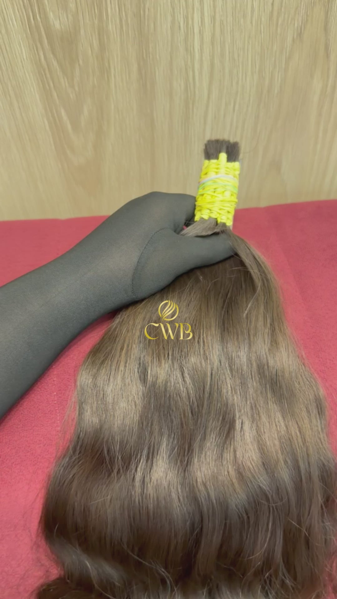 Cabelo Castanho Natural Claro 58cm 165g Brasileiro do Sul