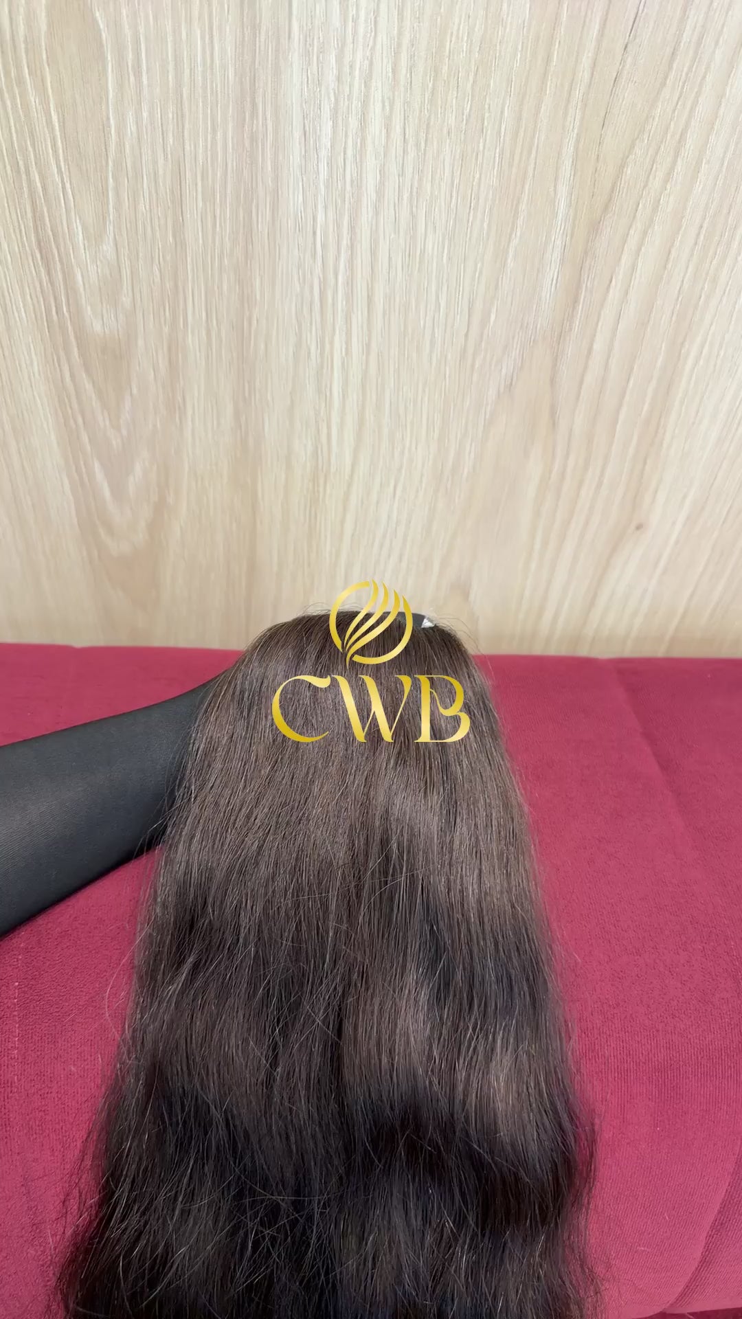 Cabelo Castanho Natural Claro 76cm 184g Brasileiro do Sul