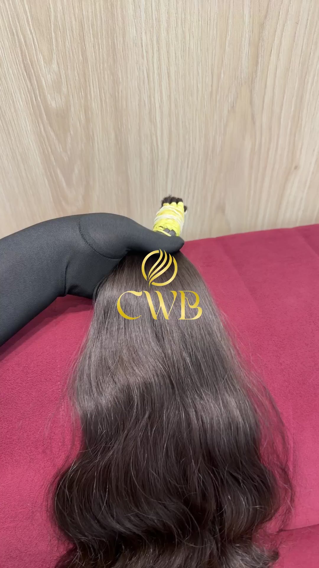 Cabelo Castanho Natural Claro 49cm 121g Brasileiro do Sul