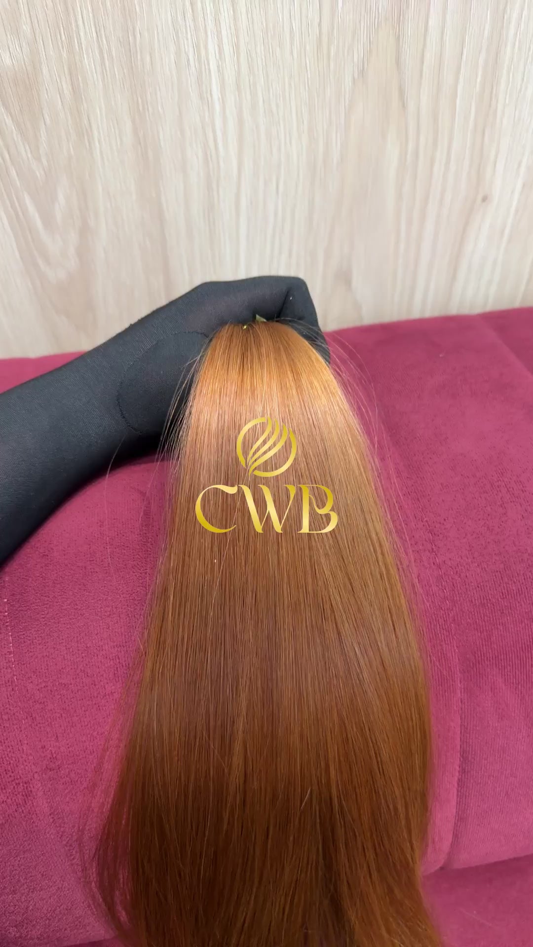 Cabelo Ruivo Natural Claro 62cm 103g Brasileiro do Sul