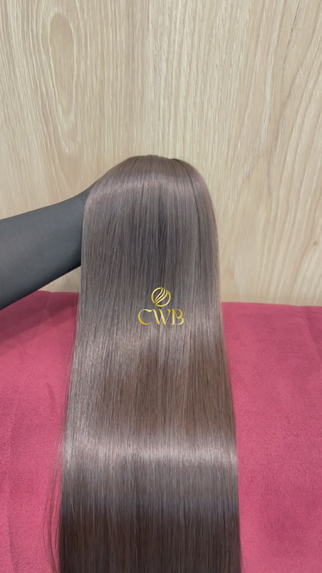 Cabelo Castanho Natural Claro 90cm 171g Brasileiro do Sul