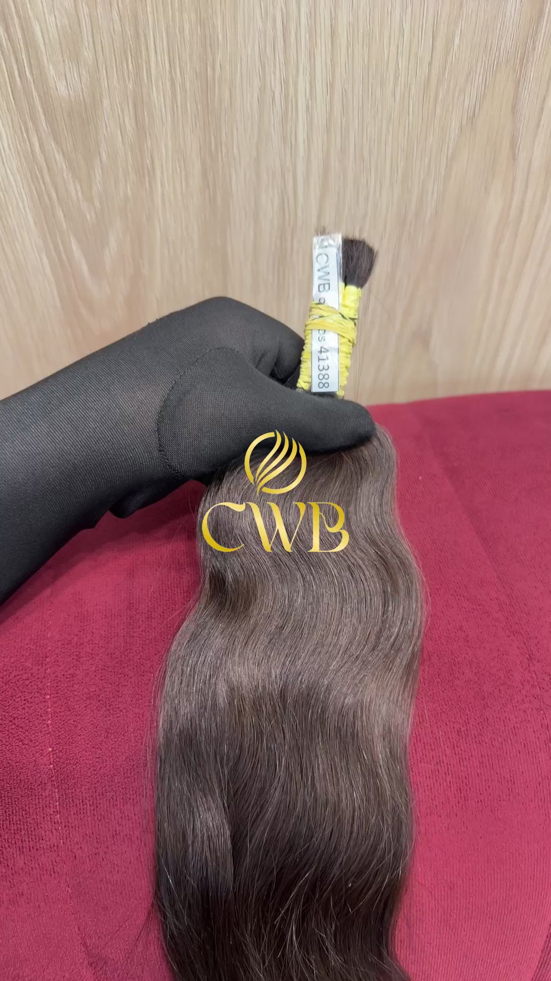Cabelo Castanho Natural Claro 41cm 47g Brasileiro do Sul