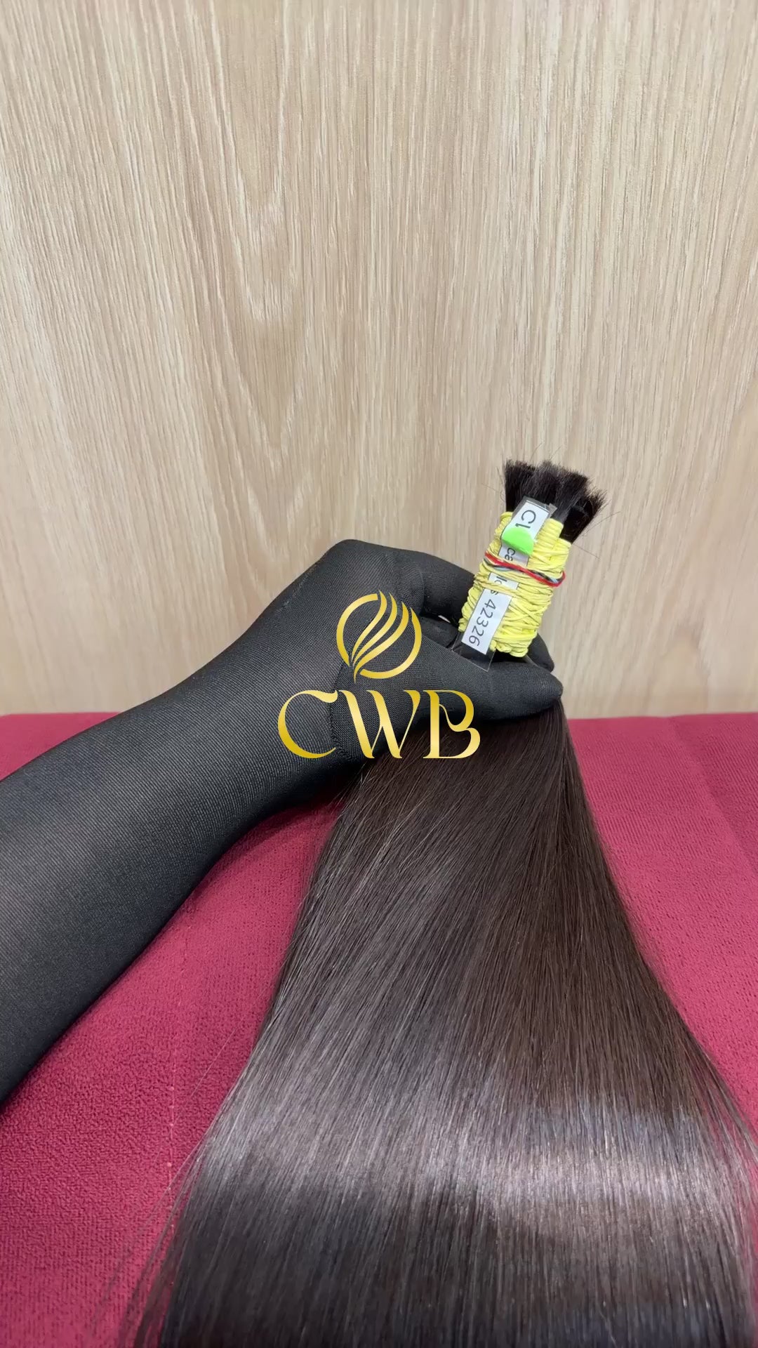 Cabelo Castanho Natural Médio 59cm 162g Brasileiro do Sul