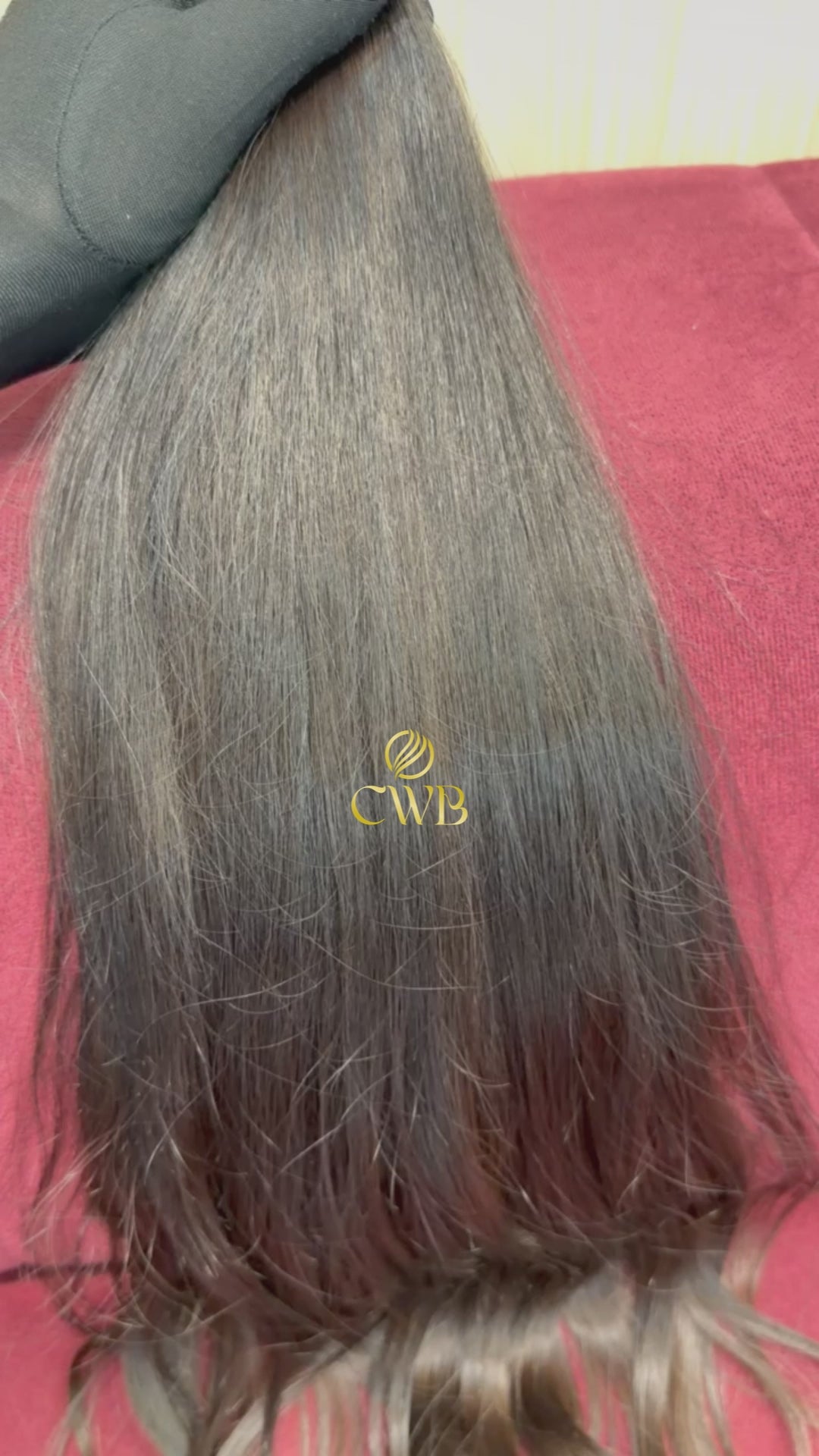 Cabelo Castanho Médio Natural 60cm 116g Brasileiro do Sul
