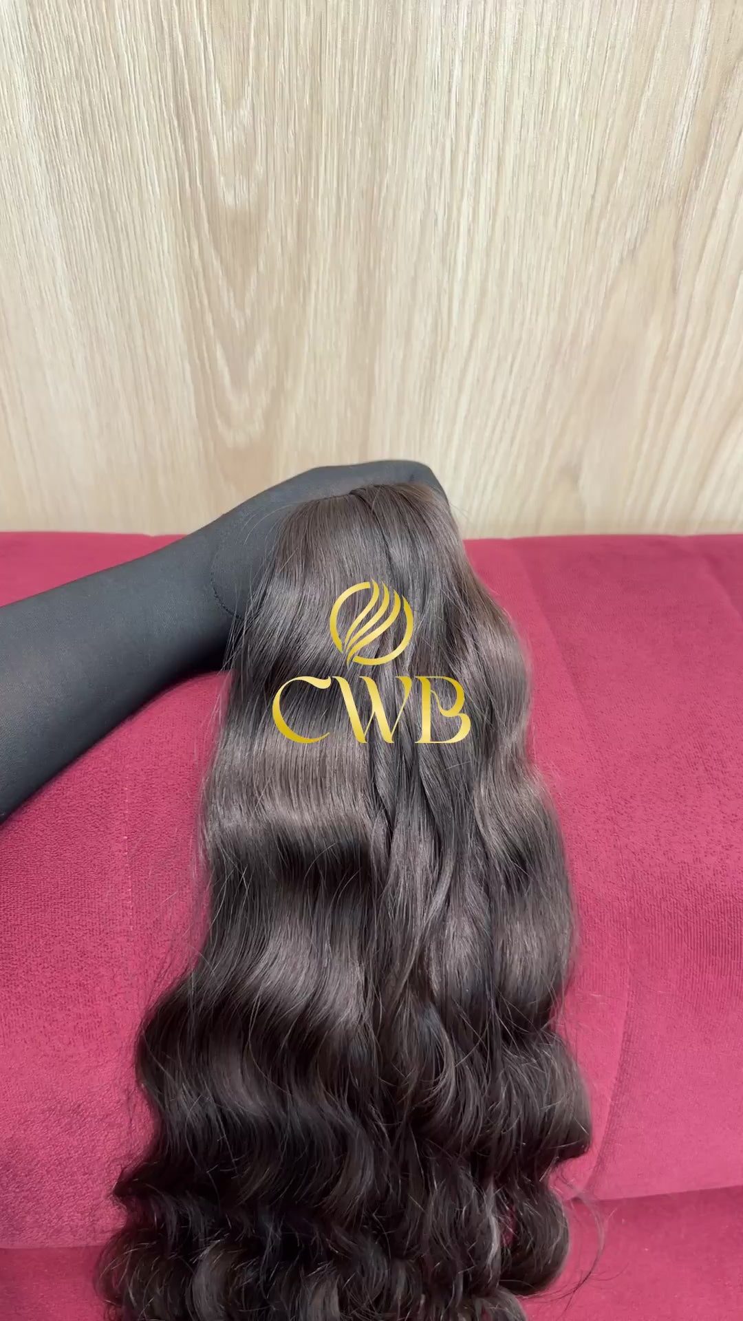 Cabelo Castanho Médio 56cm 119g Brasileiro do Sul