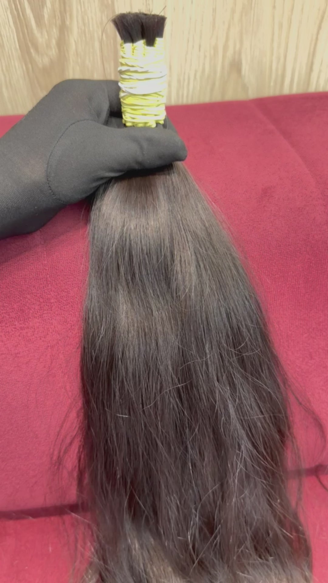 Cabelo Castanho Médio Natural 54cm 114g Brasileiro do Sul