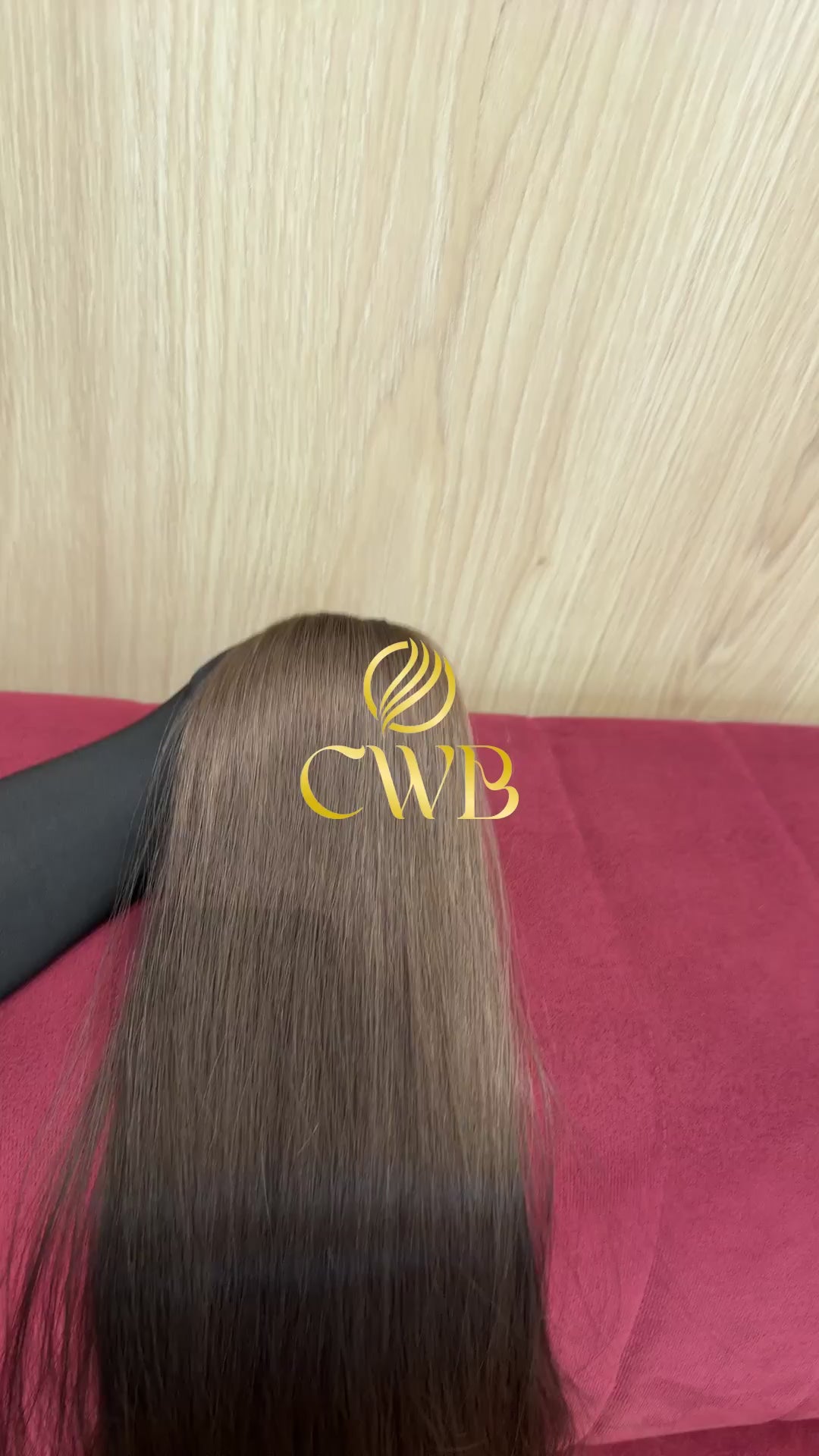 Cabelo Castanho Claro 74cm 117g Brasileiro do Sul