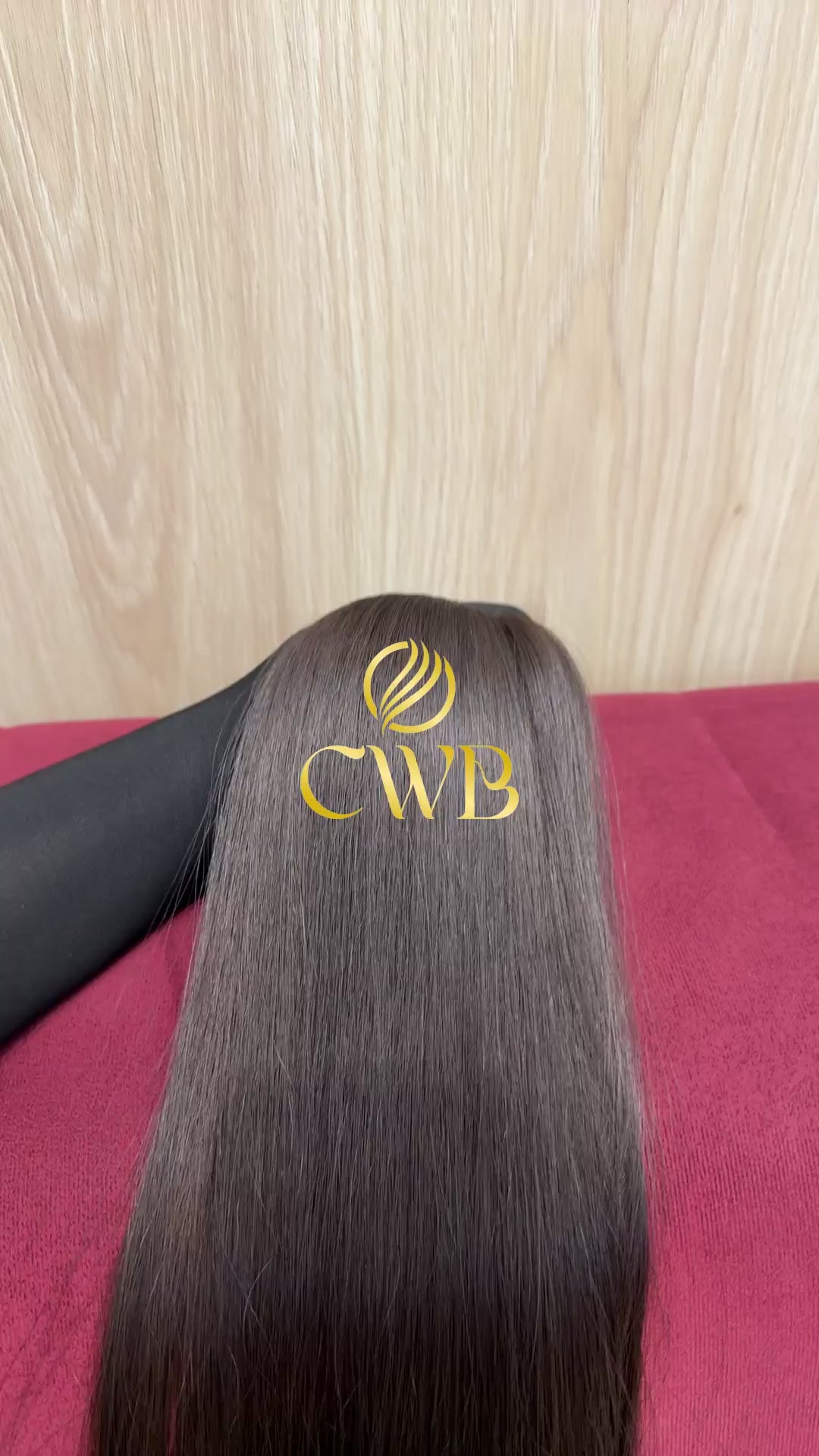 Cabelo Castanho Claro 62cm 107g Brasileiro do Sul