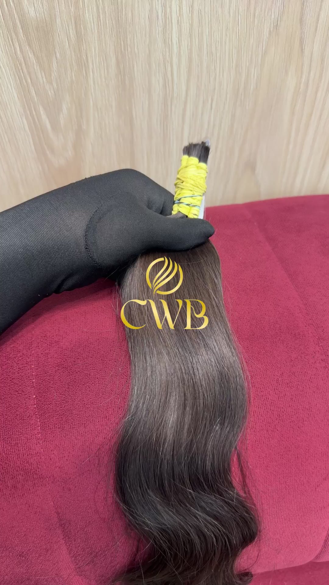 Cabelo Castanho Natural Claro 42cm 42g Brasileiro do Sul