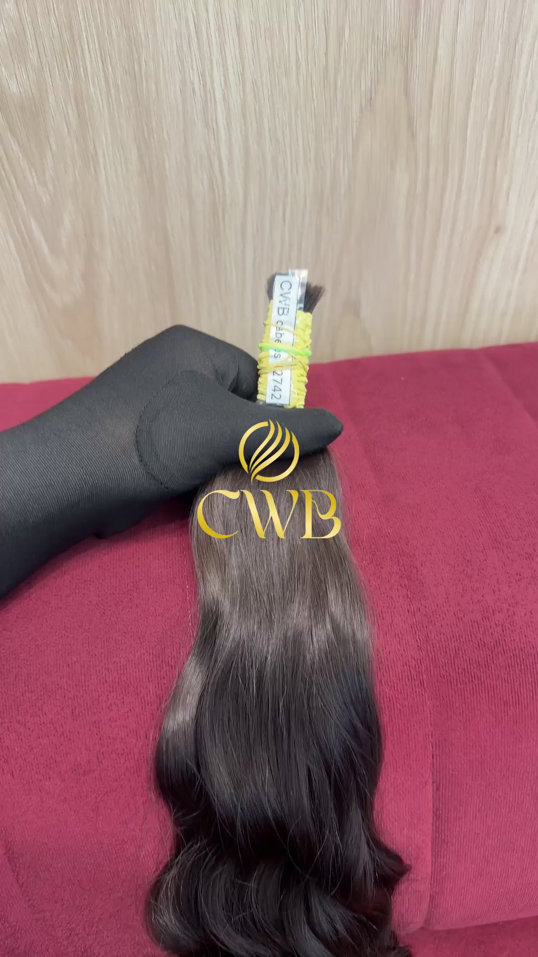 Cabelo Castanho Claro 47cm 61g Brasileiro do Sul
