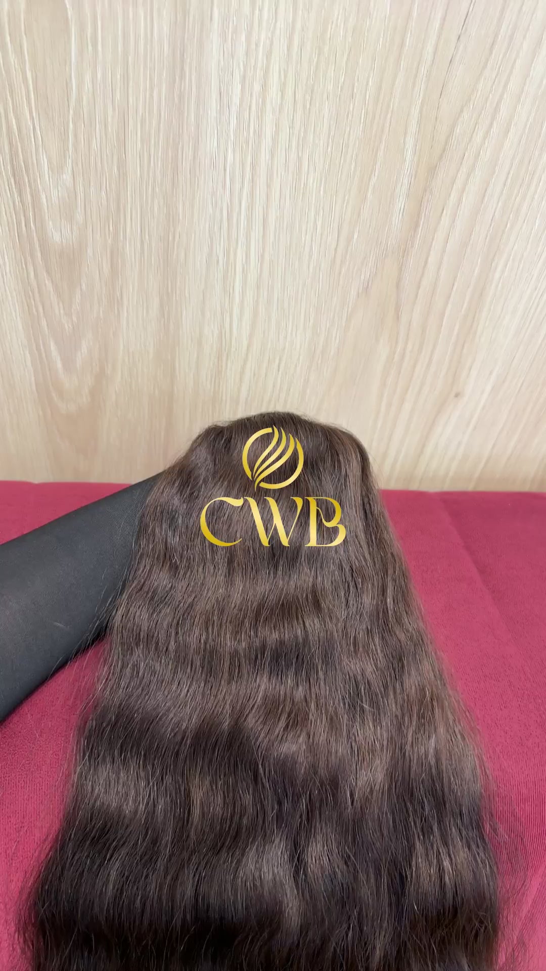 Cabelo Castanho Natural Médio 74cm 118g Brasileiro do Sul