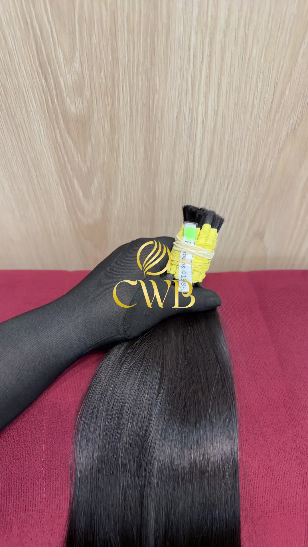 Cabelo Castanho Natural Escuro 53cm 204g Brasileiro do Sul