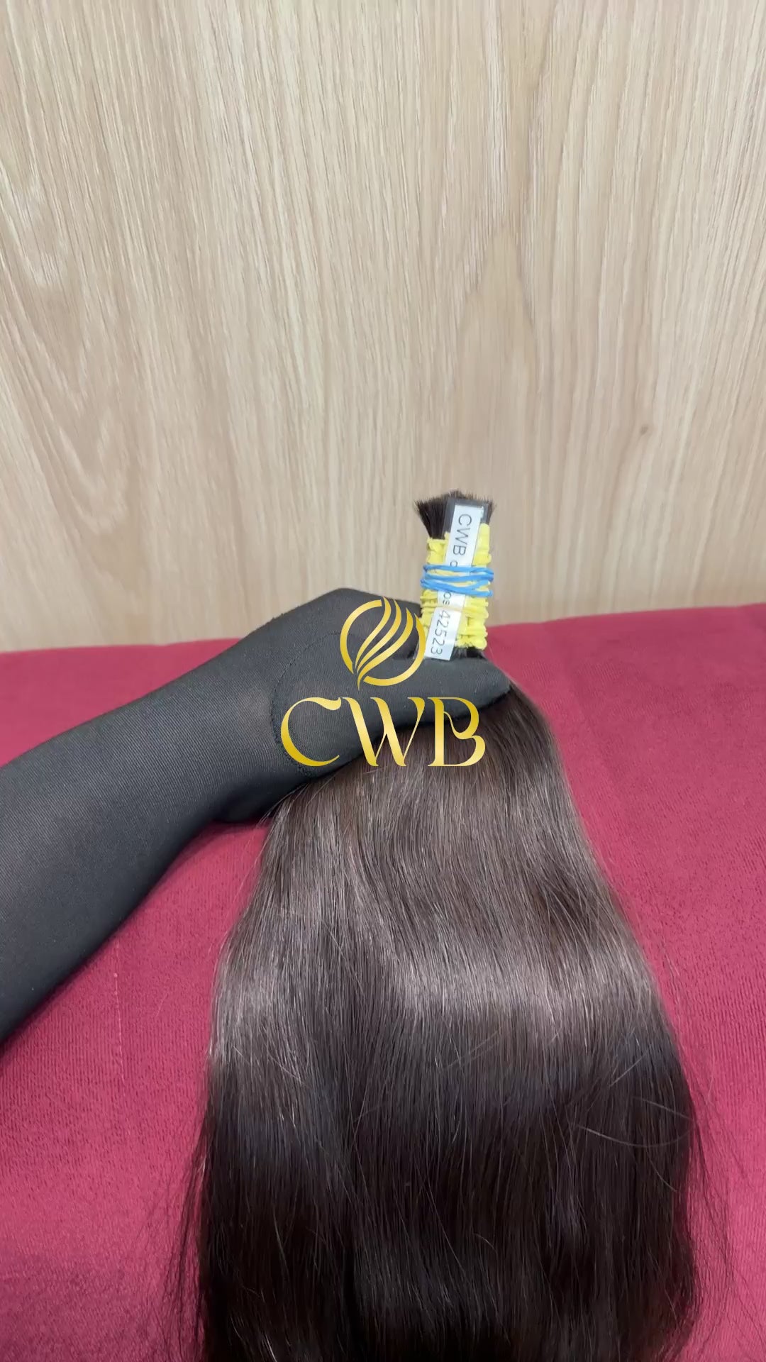 Cabelo Castanho Natural Claro 60cm 120g Brasileiro do Sul