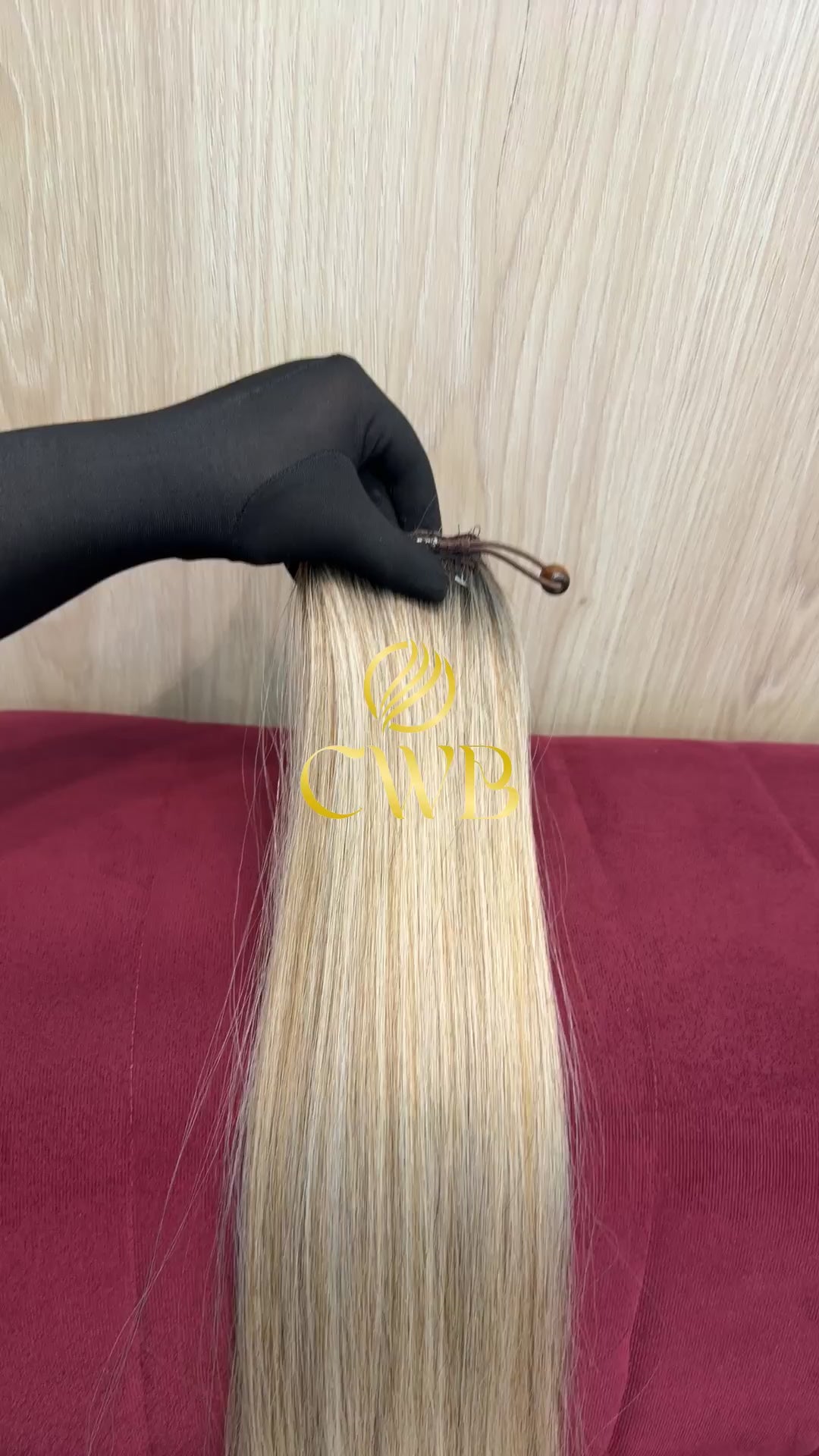 Cabelo Loiro Descolorido 61cm 104g Brasileiro do Sul