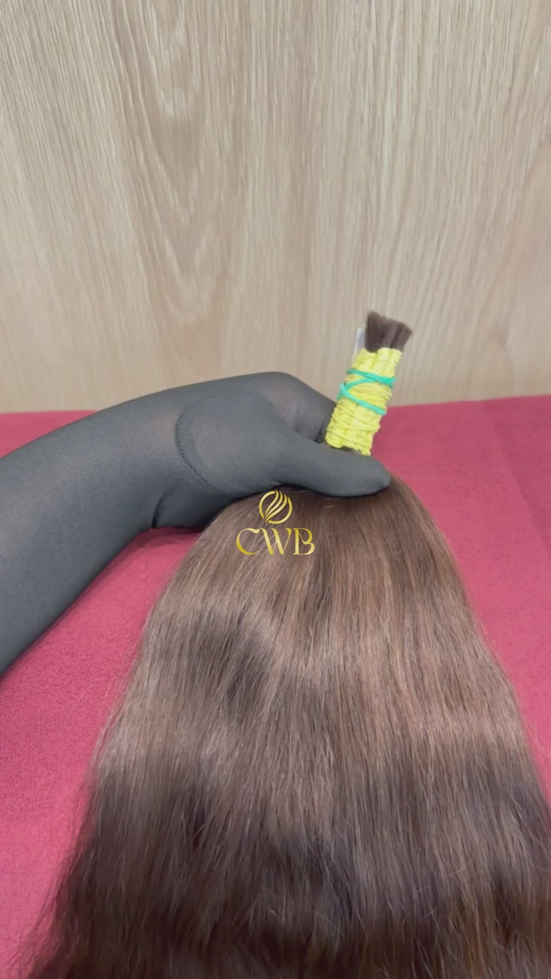 Cabelo Castanho Natural Claro 71cm 119g Brasileiro do Sul