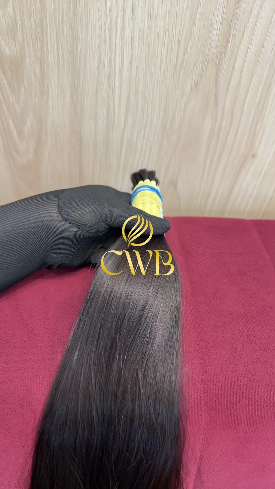 Cabelo Castanho Claro 64cm 149g Brasileiro do Sul