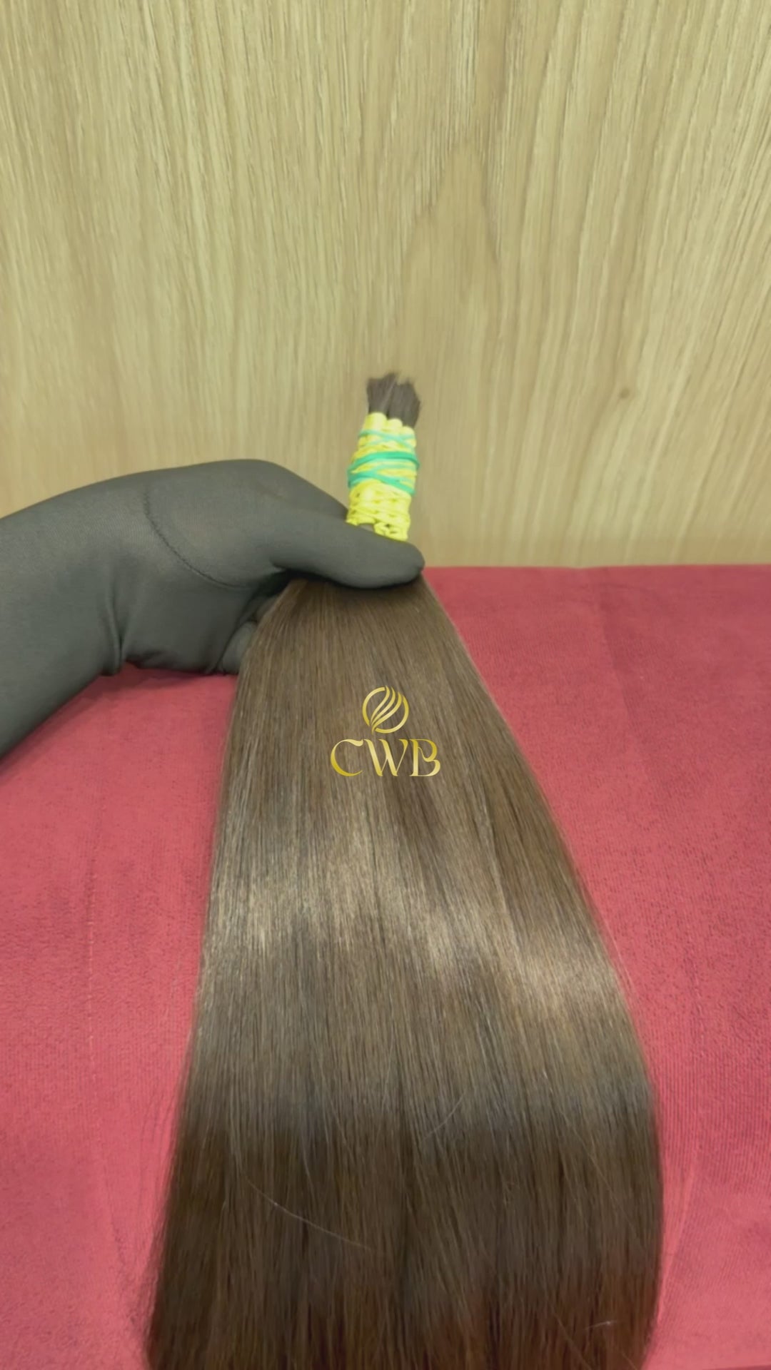 Cabelo Castanho Natural Claro 75cm 117g Brasileiro do Sul