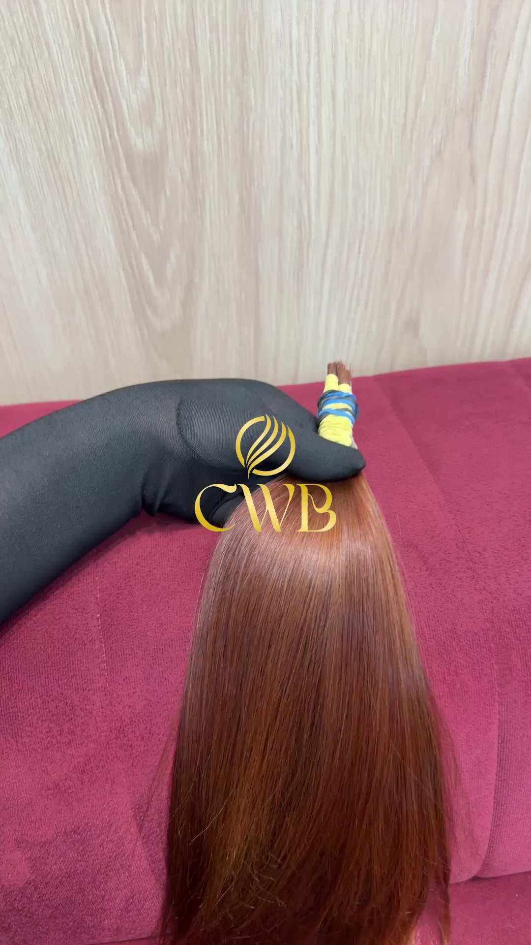 Cabelo Ruivo Natural Claro 48cm 43g Brasileiro do Sul