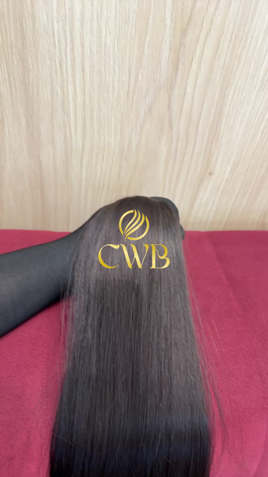 Cabelo Castanho Claro 59cm 90g Brasileiro do Sul