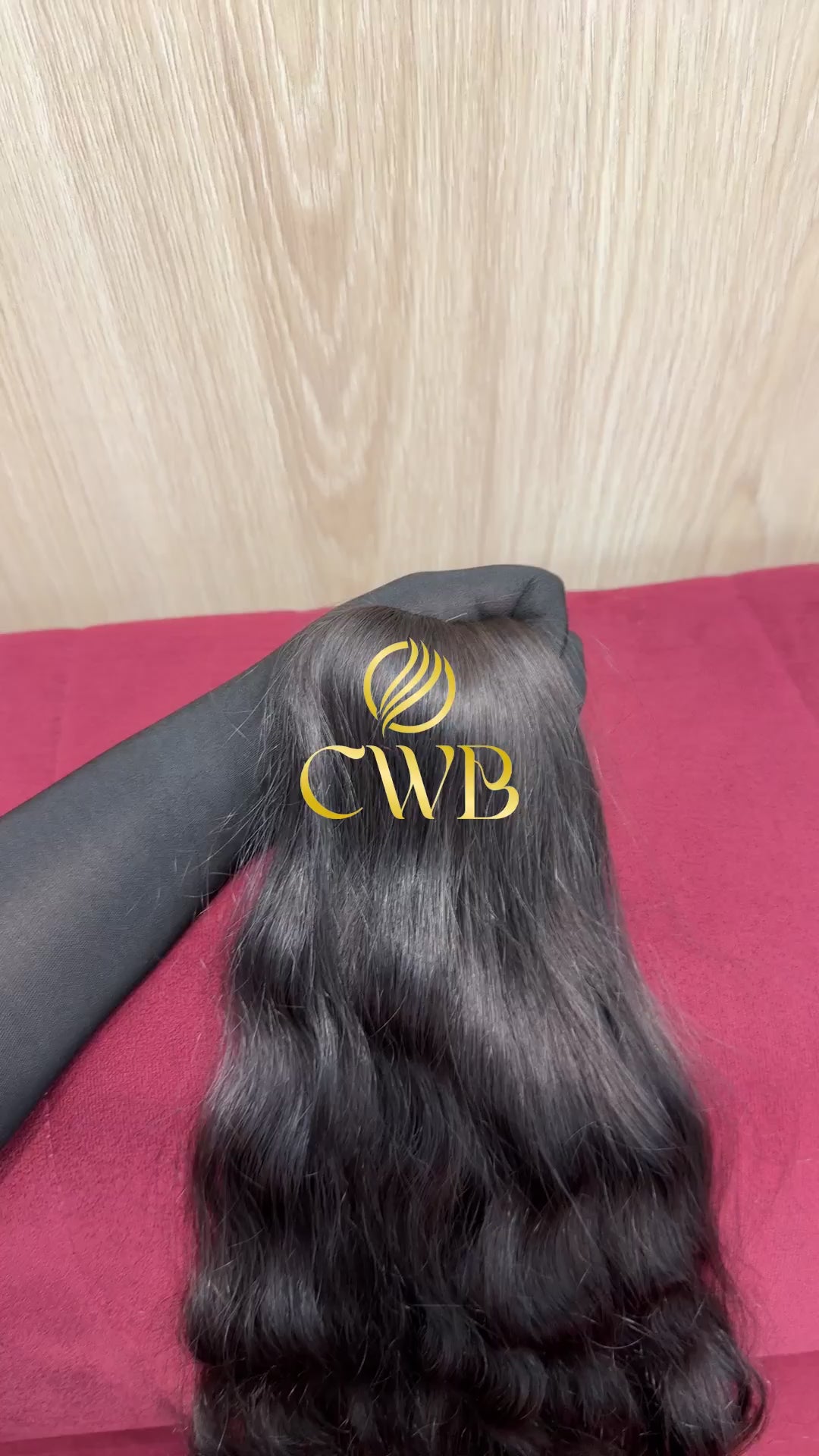 Cabelo Castanho Natural Médio 54cm 69g Brasileiro do Sul