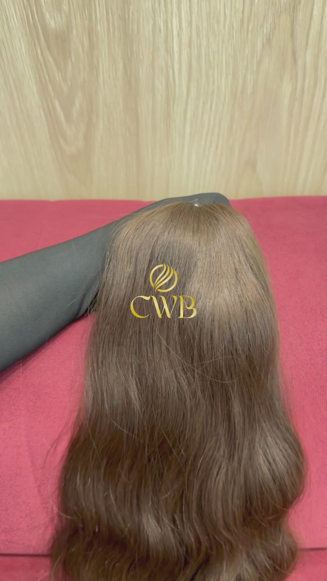 Cabelo Loiro Natural Escuro 61cm 136g Brasileiro do Sul