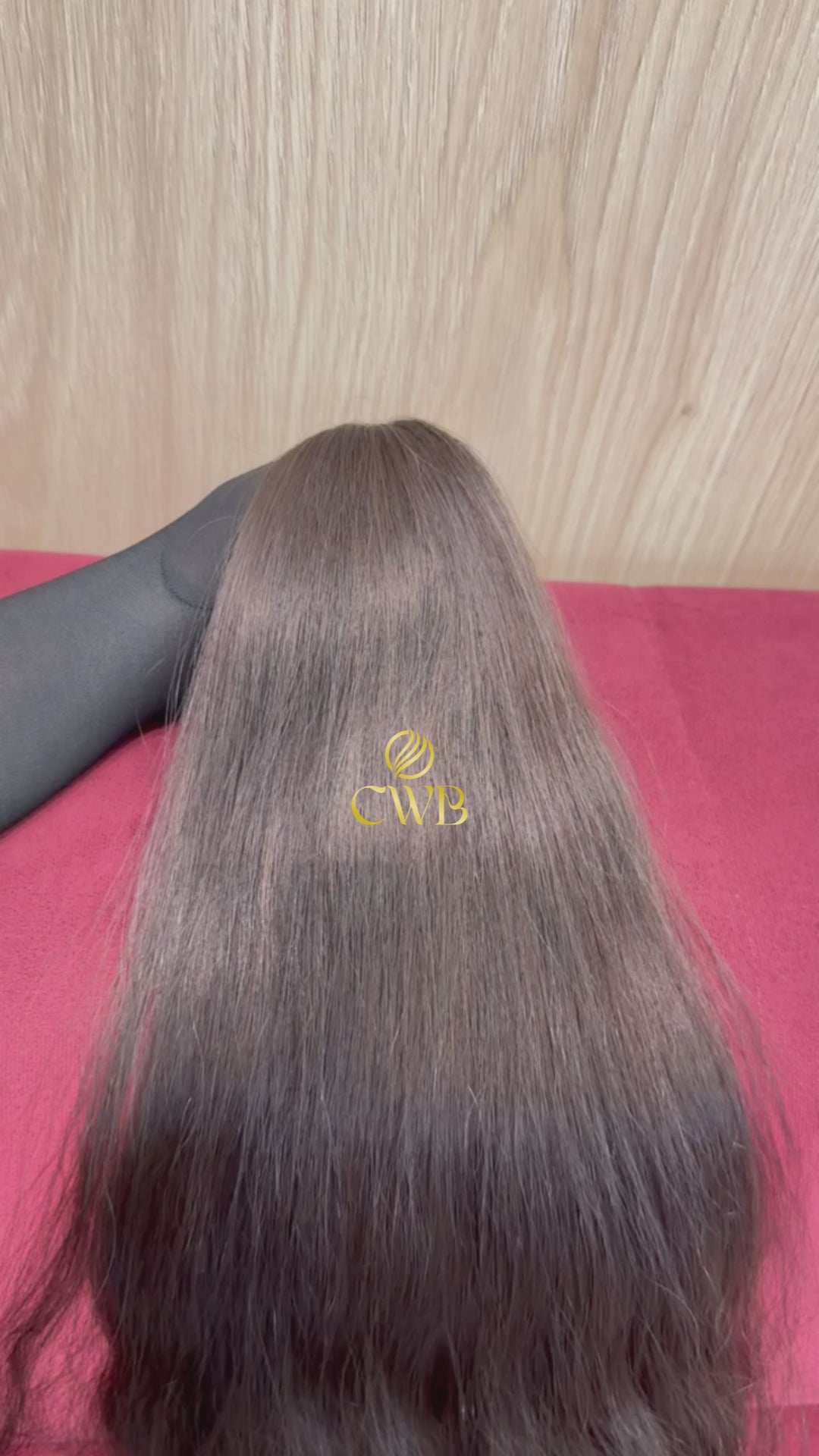 Cabelo Castanho Natural Claro 82cm 151g Brasileiro do Sul