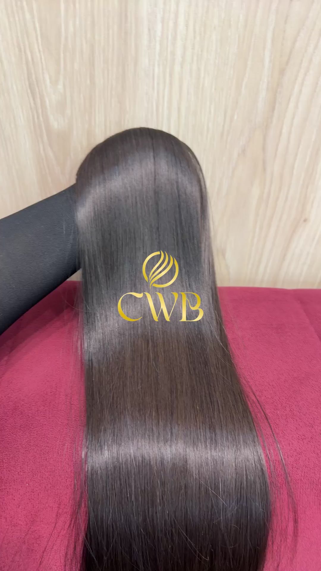 Cabelo Castanho Natural Escuro 61cm 142g Brasileiro do Sul