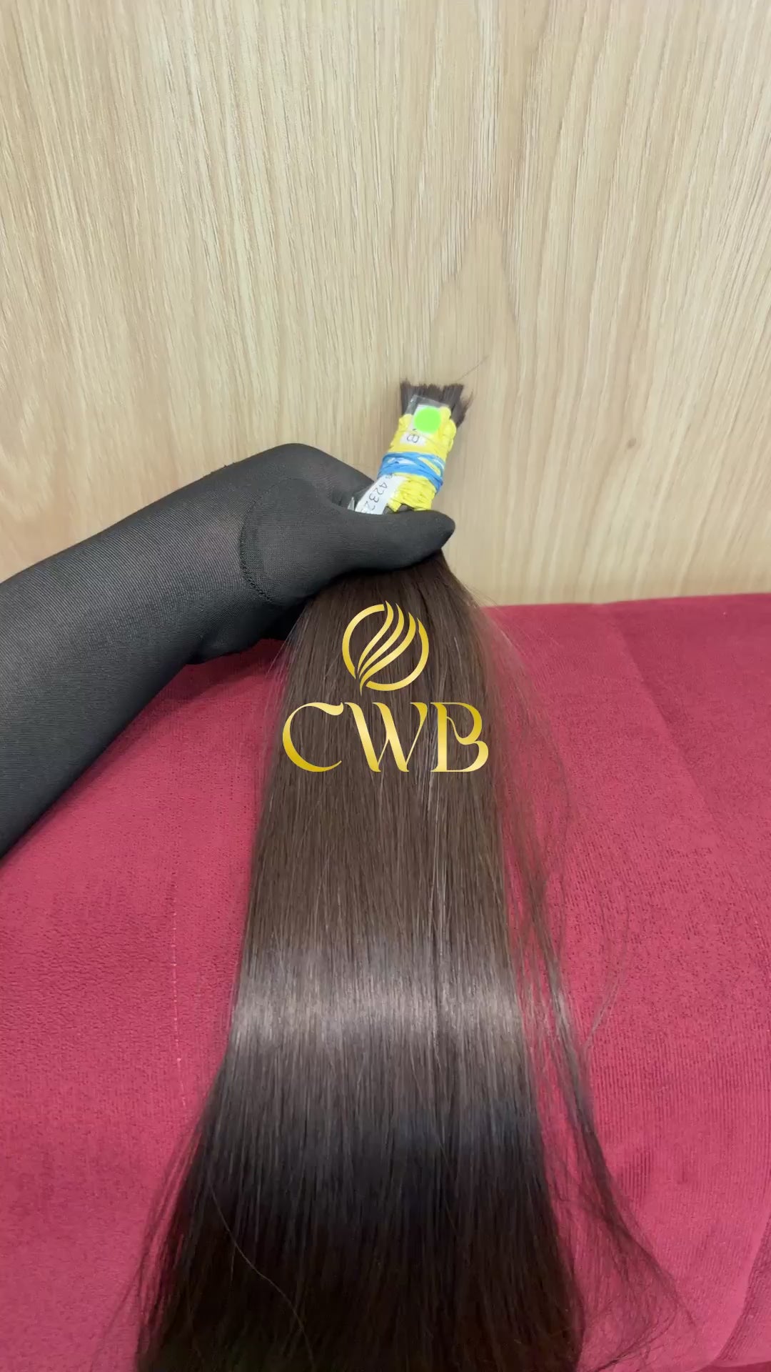 Cabelo Castanho Natural Claro 67cm 117g Brasileiro do Sul