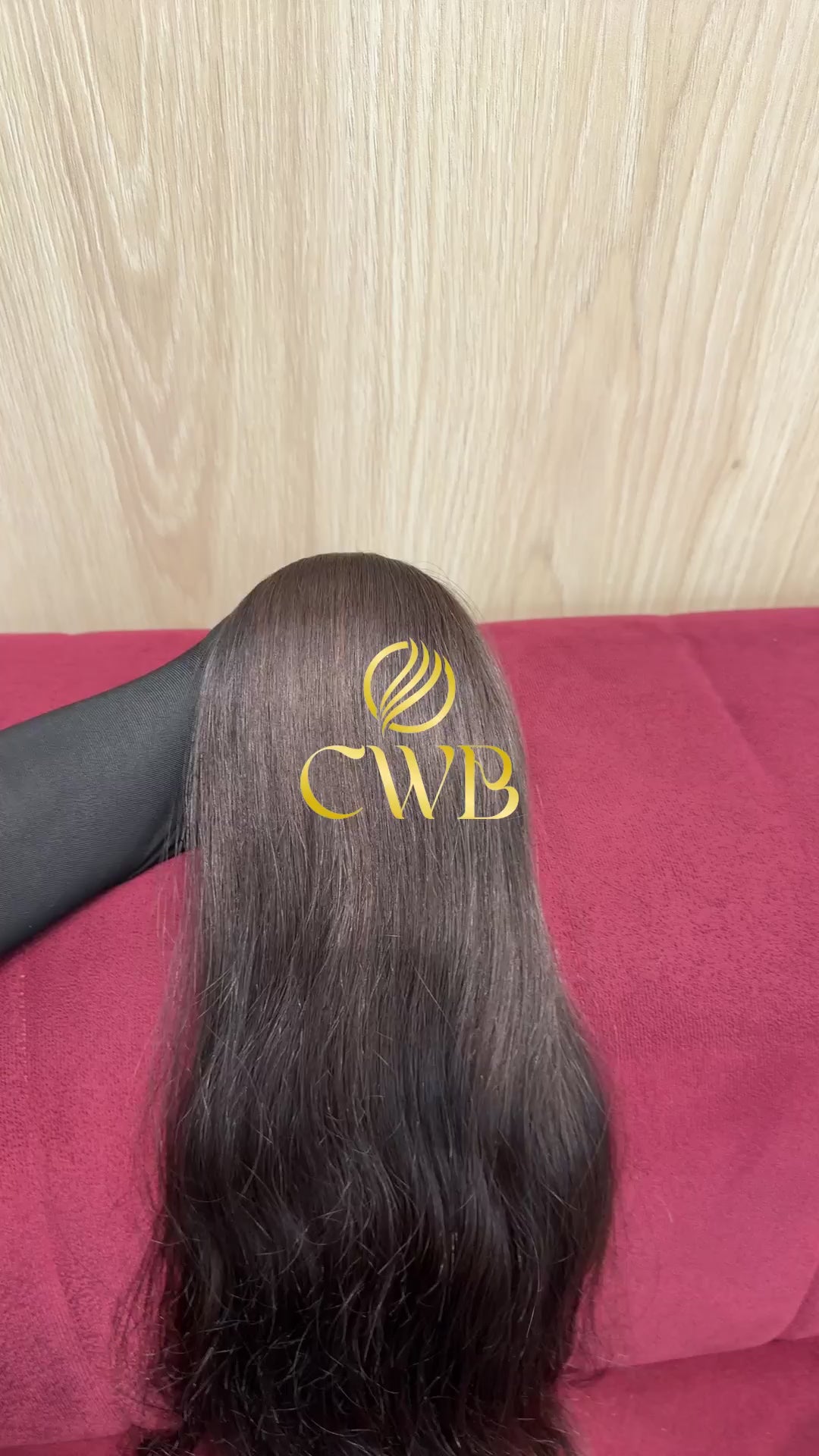 Cabelo Castanho Claro 50cm 167g Brasileiro do Sul